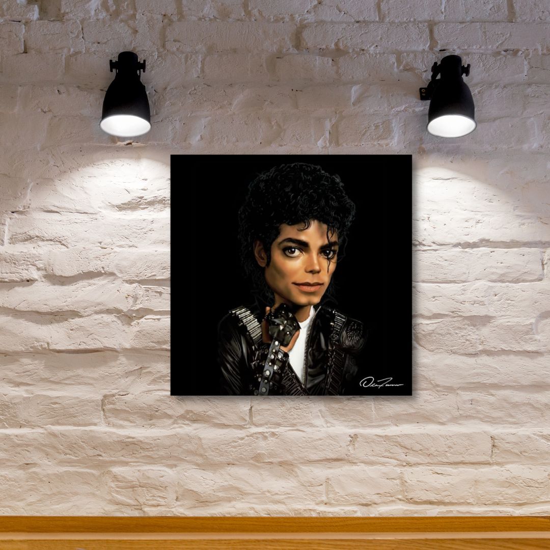 Michael Jackson Caricature (Colour)