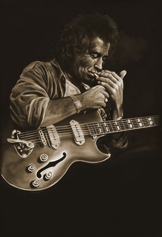Keith Richards Smoking