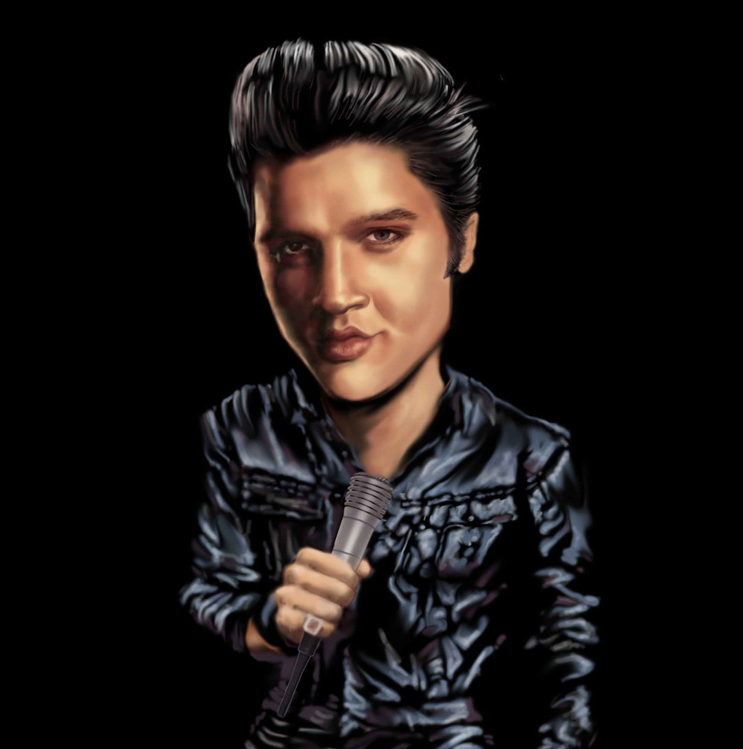 Elvis Presley in Leather