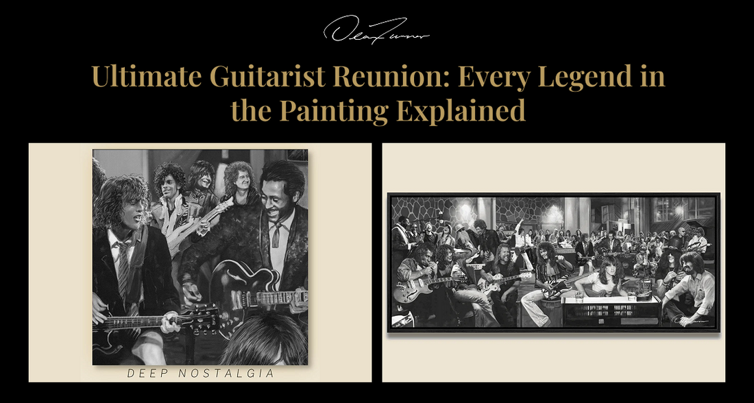 Ultimate Guitarist Reunion: Every Legend in the Painting Explained