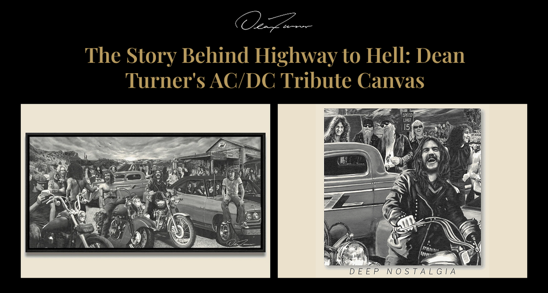 The Story Behind Highway to Hell: Dean Turner's AC/DC Tribute Canvas