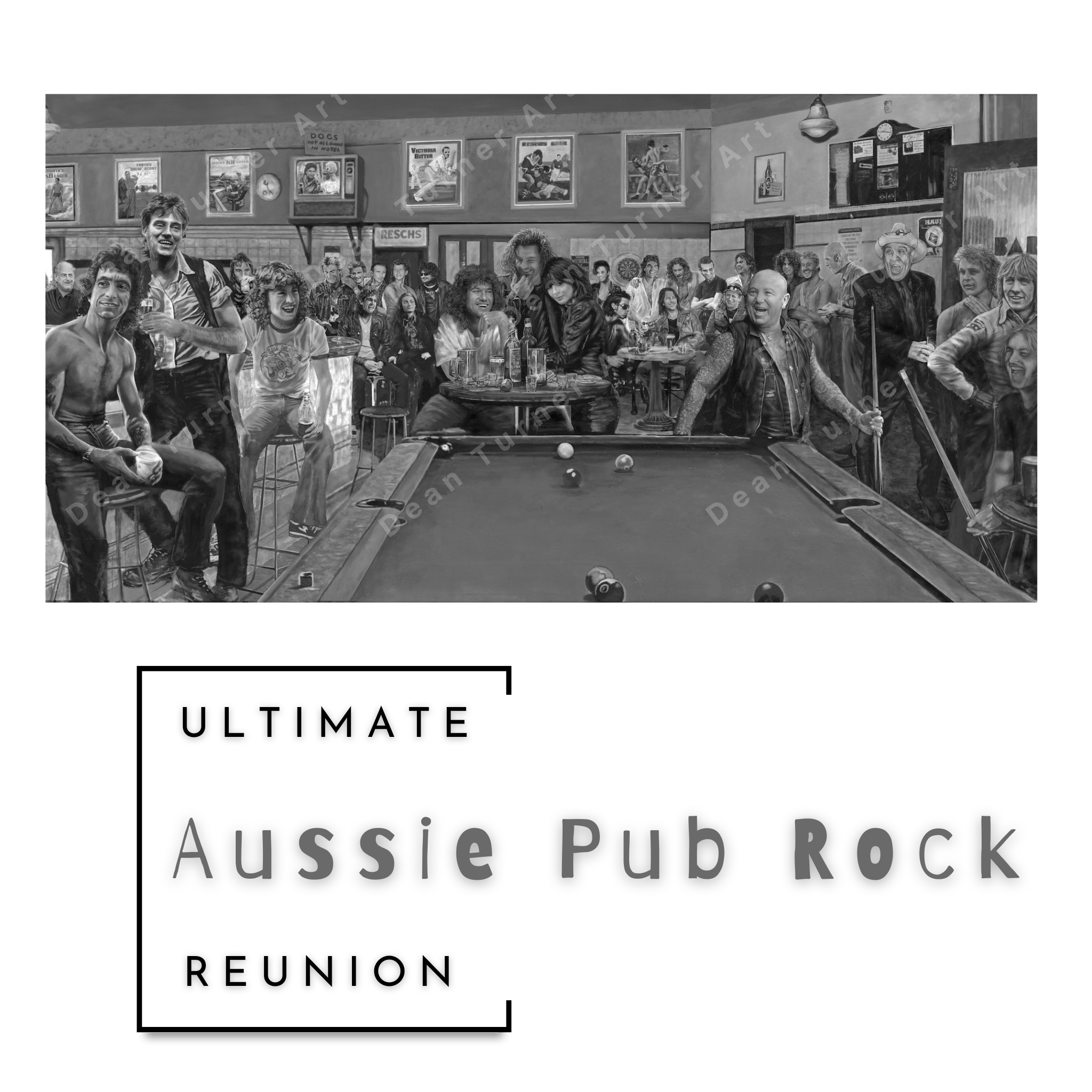 Stunning Reunited Rock Band's Aussie Announcement Artwork for Your Screen Stunning Reunited Rock Band's Aussie Announcement Artwork for Your Screen