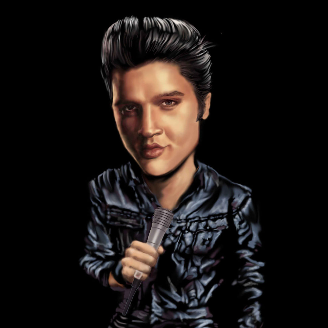 Elvis Presley in Leather